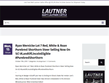 Tablet Screenshot of mattlautnercattle.com